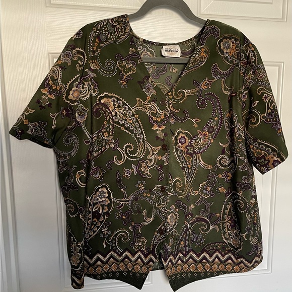 JR Bentley Plus Vintage Blouse. Super Rare Find. Size 20‎ - Picture 3 of 7